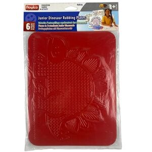 Roylco Junior Dinosaur Rubbing Plates NEW Ages 3+